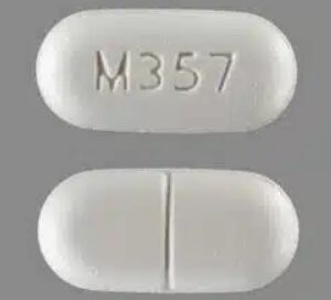 M357 (Acetaminophen and Hydrocodone 500 mg / 5 mg)