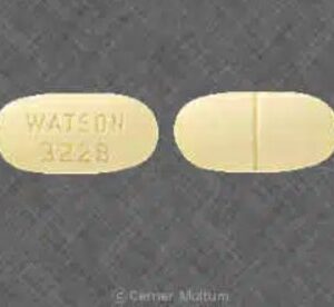 WATSON 3228 (Acetaminophen and Hydrocodone 750 mg/10 mg)
