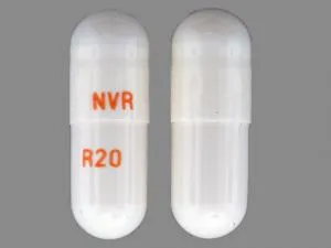 NVR R20 Ritalin LA 20 Mg