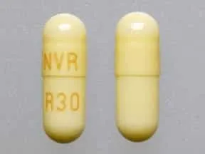NVR R30 Ritalin LA 30 Mg