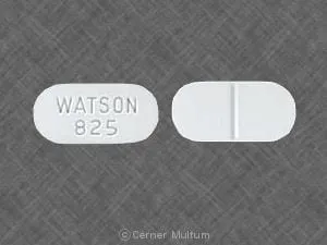 WATSON 825 (Acetaminophen and Oxycodone 650 mg / 10 mg)